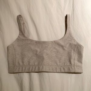 Outdoor Voices beige sports bra
